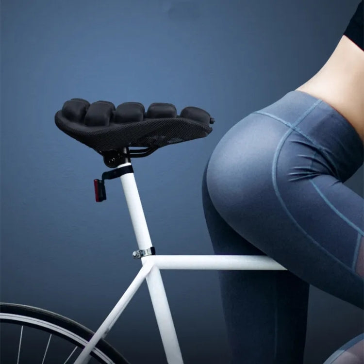 BC-203 2.0 M Size Bicycle Foldable Inflatable Airbag Cushion Seat Cover with Inflator (Black) - Others by PMC TechLife | Online Shopping South Africa | PMC TechLife
