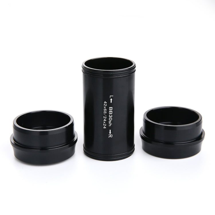 BB30 Press Fit Style Bottom Bracket Fits 68-73mm for SHIMANO, Prowheel, SRAM GXP Mountain Bike(Black) - Bottom Brackets by PMC TechLife | Online Shopping South Africa | PMC TechLife | Buy Now Pay Later Mobicred
