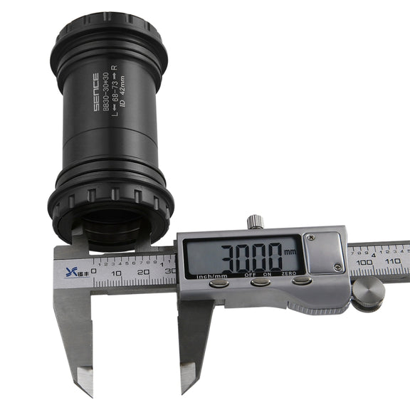 BB30 Press Fit Style Bottom Bracket Fits 68-73mm for SHIMANO, Prowheel, SRAM GXP Mountain Bike(Black)