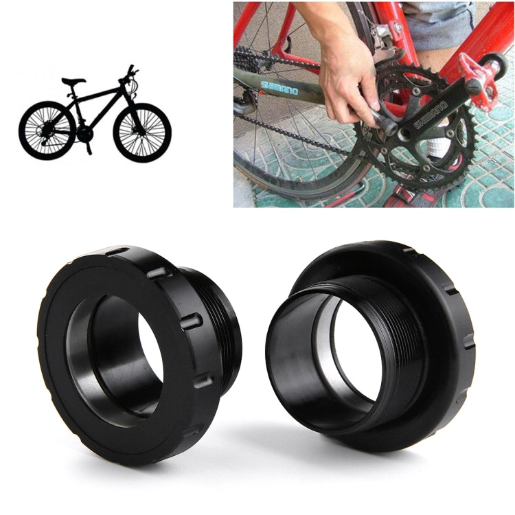BSA30 Press Fit Style Bottom Bracket Fits 68-73mm for SRAM, FSA, Rotor, Raceface Mountain Bike (Black) - Bottom Brackets by PMc TechLife | Online Shopping South Africa | PMc TechLife | Buy Now Pay Later Mobicred