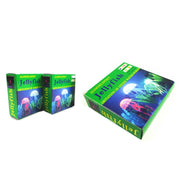 Aquarium Articles Decoration Silicone Simulation Fluorescent Sucker Jellyfish, Size: 5*17cm(Green)
