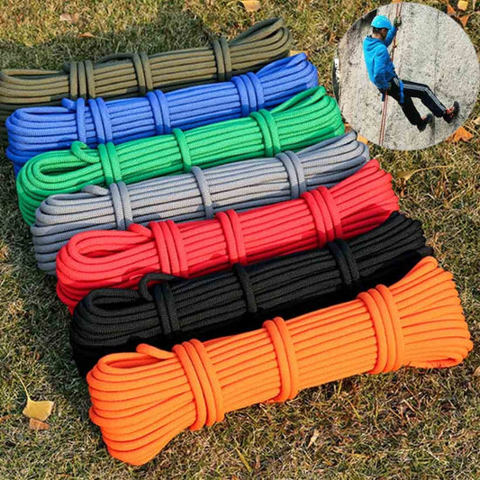 Outdoor Rock Climbing Hiking Accessories High Strength Auxiliary Cord Safety Rope, Diameter: 6mm, Length: 10m, Random Color - Paratroopers Ropes by PMC Jewellery | Online Shopping South Africa | PMC Jewellery | Buy Now Pay Later Mobicred