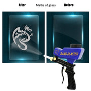 Portable Blue Gravitational Sandblasting Machine Mini Rust-proof Sandblaster Spray Mechine