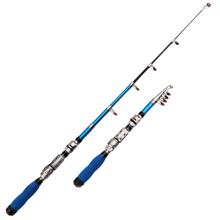 30cm Portable Telescopic Sea Fishing Rod Mini Fishing Pole, Extended Length : 1.0m, Blue Clip Reel Seat - free shipping - PMC TechLife - Order now!