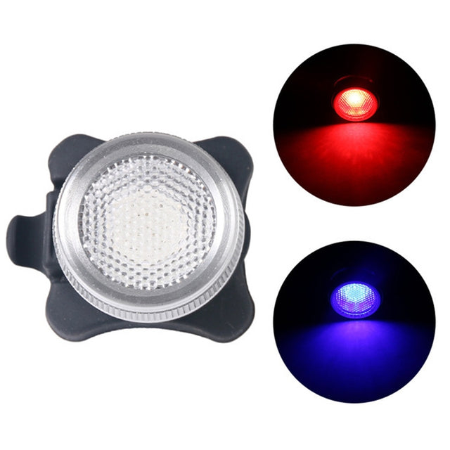 COB Lamp Bead 160LM USB Charging Four-speed Water-resistant Bicycle Headlight / Taillight Set,  Red Blue Light Dimming 650MA