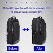 Bopai 751-006641 Large Capacity Business Fashion Breathable Laptop Backpack with External USB Interface, Size: 30 x 15 x 44cm(Black)