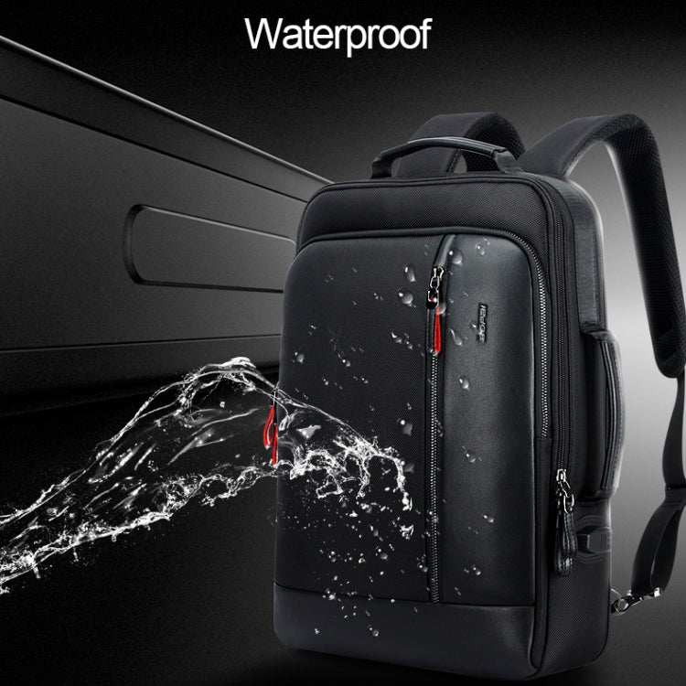Bopai 751-006641 Large Capacity Business Fashion Breathable Laptop Backpack with External USB Interface, Size: 30 x 15 x 44cm(Black)