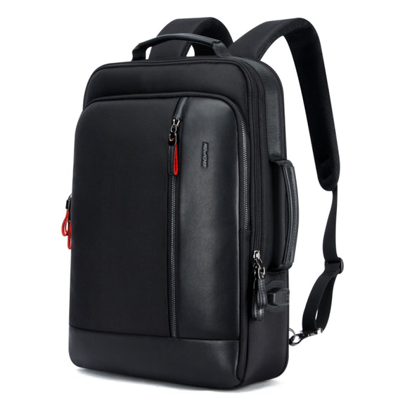 Bopai 751-006641 Large Capacity Business Fashion Breathable Laptop Backpack with External USB Interface, Size: 30 x 15 x 44cm(Black)