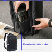 Bopai 751-006641 Large Capacity Business Fashion Breathable Laptop Backpack with External USB Interface, Size: 30 x 15 x 44cm(Black)