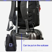 Bopai 751-006641 Large Capacity Business Fashion Breathable Laptop Backpack with External USB Interface, Size: 30 x 15 x 44cm(Black)