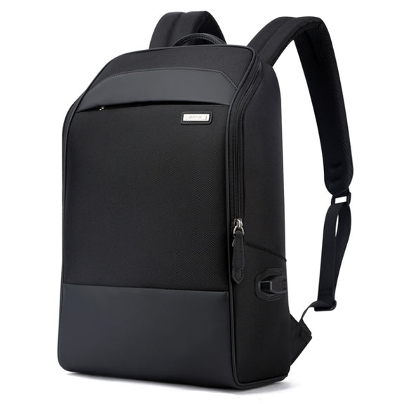 Bopai 751-006881 Business Anti-theft Water-resistant Large Capacity Double Shoulder Bag,with USB Charging Port, Size: 30x14x44cm(Black)