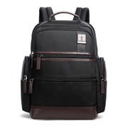 Bopai 751-007291 Business Anti-theft Water-resistant Large Capacity Double Shoulder Bag,with USB Charging Port, Size: 34x19x43.5cm (Black)