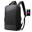 Bopai 851-009911 Business Anti-theft Waterproof Large Capacity Double Shoulder Bag,with USB Charging Port, Size: 30.5x13x45cm (Black) - free shipping - PMC TechLife - Order now!