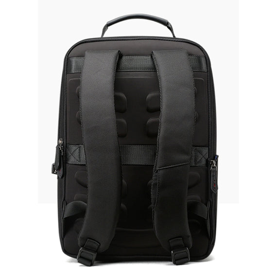 Bopai 851-009911 Business Anti-theft Water-resistant Large Capacity Double Shoulder Bag,with USB Charging Port, Size: 30.5x13x45cm (Black)