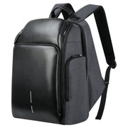 Bopai 851-010128 Business Anti-theft Water-resistant Large Capacity Double Shoulder Bag,with USB Charging Port, Size: 34x19x43cm (Black)