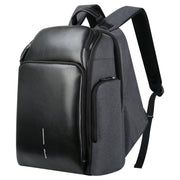 Bopai 851-010128 Business Anti-theft Water-resistant Large Capacity Double Shoulder Bag,with USB Charging Port, Size: 34x19x43cm (Black)