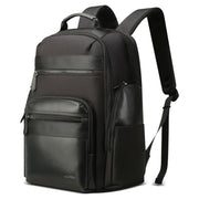 Bopai 851-014211 Business Anti-theft Water-resistant Three-layer Large Capacity Double Shoulder Bag,with USB Charging Port, Size: 35.5x24x45cm (Black)
