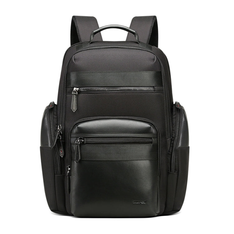 Bopai 851-014211 Business Anti-theft Water-resistant Three-layer Large Capacity Double Shoulder Bag,with USB Charging Port, Size: 35.5x24x45cm (Black)