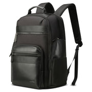 Bopai 851-014211 Business Anti-theft Water-resistant Three-layer Large Capacity Double Shoulder Bag,with USB Charging Port, Size: 35.5x24x45cm (Black)
