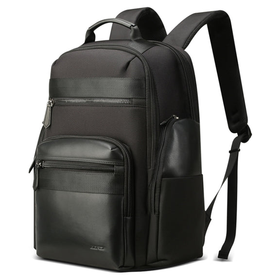 Bopai 851-014211 Business Anti-theft Water-resistant Three-layer Large Capacity Double Shoulder Bag,with USB Charging Port, Size: 35.5x24x45cm (Black)