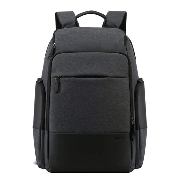 Bopai 851-014518 Business Water-resistant Three-layer Large Capacity Double Shoulder Bag,with USB Charging Port, Size: 37x21x47.5cm (Black)