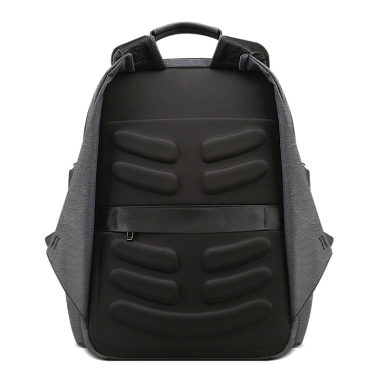 Bopai 851-014518 Business Water-resistant Three-layer Large Capacity Double Shoulder Bag,with USB Charging Port, Size: 37x21x47.5cm (Black)
