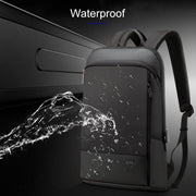Bopai 851-023331 Ultrathin Anti-theft Water-resistant Backpack Laptop Tablet Bag for 14 inch and Below(Black)