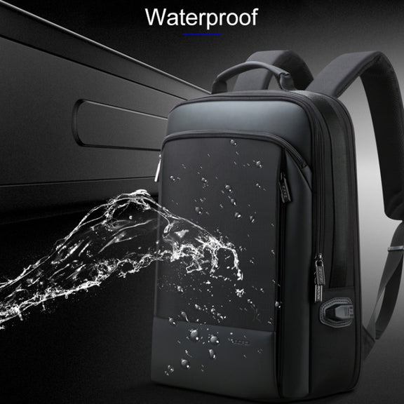 Bopai 61-07311 Large Capacity Anti-theft Water-resistant Backpack Laptop Tablet Bag for 15.6 inch and Below, External  USB Charging Port(Black)