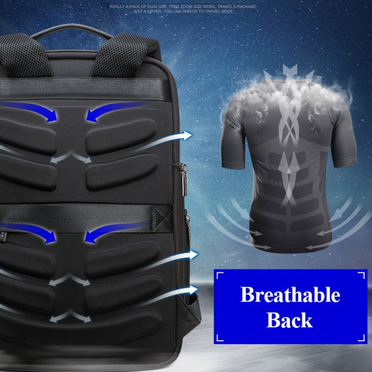 Bopai 61-07311 Large Capacity Anti-theft Waterproof Backpack Laptop Tablet Bag for 15.6 inch and Below, External  USB Charging Port(Black) - free shipping - PMC Jewellery - Order now!