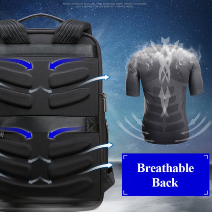 Bopai 61-07311 Large Capacity Anti-theft Waterproof Backpack Laptop Tablet Bag for 15.6 inch and Below, External  USB Charging Port(Black) - free shipping - PMC Jewellery - Order now!