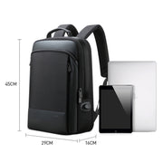 Bopai 61-07311 Large Capacity Anti-theft Water-resistant Backpack Laptop Tablet Bag for 15.6 inch and Below, External  USB Charging Port(Black)