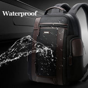 Bopai 851-008821 Outdoor Breathable Water-resistant Anti-theft Large Capacity Double Shoulder Bag,with USB Charging Port, Size: 36x17x41.5cm (Black)