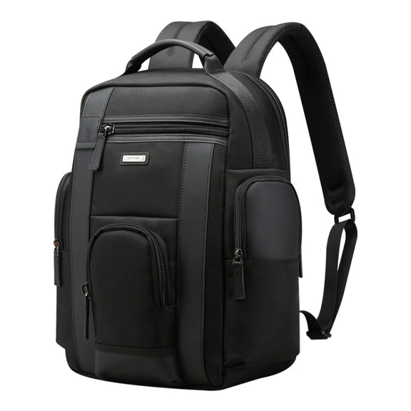 Bopai 851-008821 Outdoor Breathable Water-resistant Anti-theft Large Capacity Double Shoulder Bag,with USB Charging Port, Size: 36x17x41.5cm (Black)