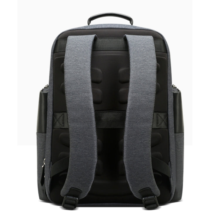 Bopai 851-014318 Fashion Outdoor Breathable Water-resistant Anti-theft Three-layer Large Capacity Double Shoulder Bag,with USB Charging Port, Size: 31x17x44cm(Grey)