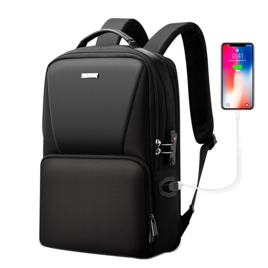 Bopai 61-02511 Business Travel Breathable Waterproof Anti-theft Man Backpack, Size: 30x15x44cm(Black) - free shipping - PMC Jewellery - Order now!