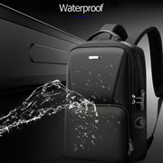 Bopai 61-02511 Business Travel Breathable Water-resistant Anti-theft Man Backpack, Size: 30x15x44cm(Black)
