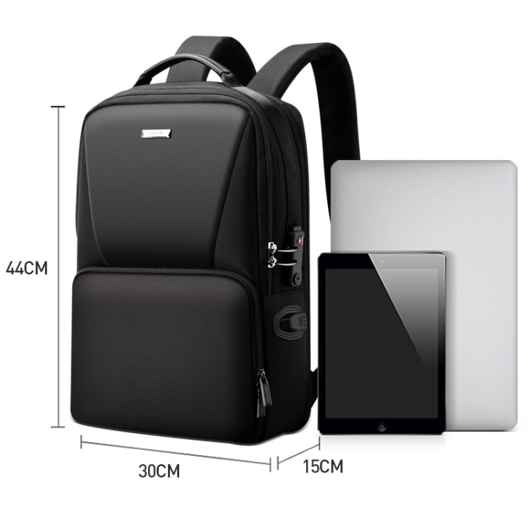 Bopai 61-02511 Business Travel Breathable Water-resistant Anti-theft Man Backpack, Size: 30x15x44cm(Black)