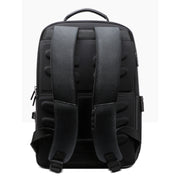 Bopai 851-023911 Top-grain Leather Business Breathable Anti-theft Man Backpack, Size: 28x18x42cm(Black)