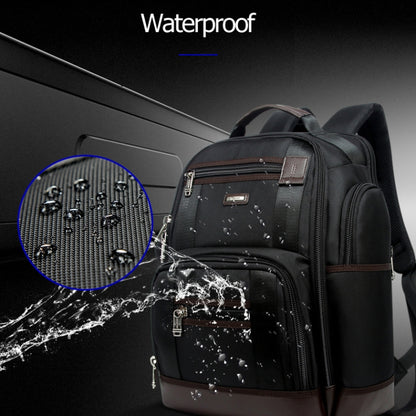 Bopai 11-85301 15.6 inch Large Capacity Multi-layer Zipper Bag Design Breathable Laptop Backpack, Size: 35 x 20 x 43cm(Black) - free shipping - PMC Jewellery - Order now!