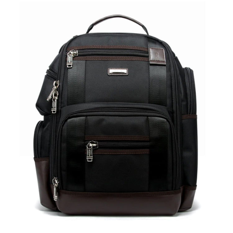 Bopai 11-85301 15.6 inch Large Capacity Multi-layer Zipper Bag Design Breathable Laptop Backpack, Size: 35 x 20 x 43cm(Black) - free shipping - PMC Jewellery - Order now!