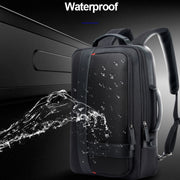 Bopai 751-006561 Large Capacity Business Casual Breathable Laptop Backpack with External USB Interface, Size: 29 x 16 x 44cm(Black)
