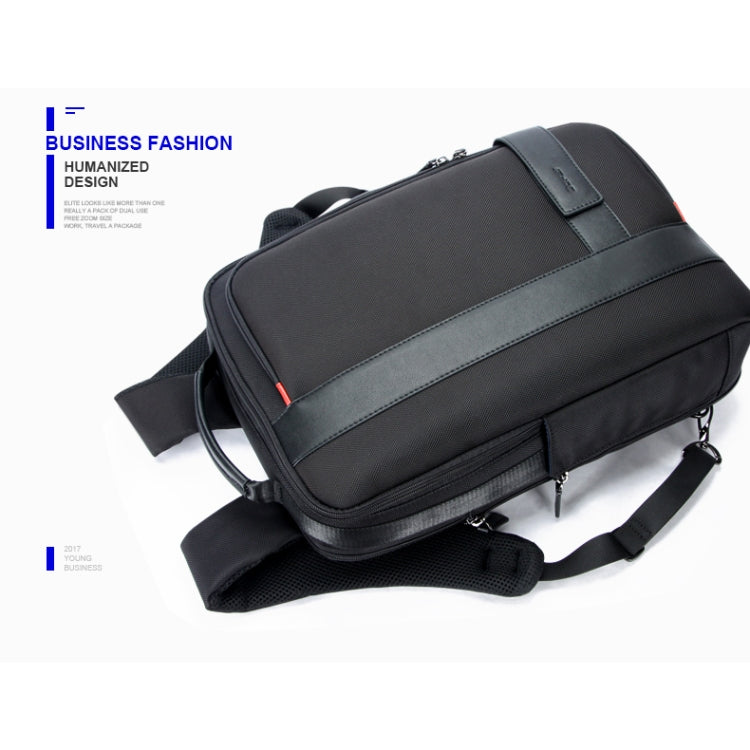 Bopai 751-006561 Large Capacity Business Casual Breathable Laptop Backpack with External USB Interface, Size: 29 x 16 x 44cm(Black) - free shipping - PMC Jewellery - Order now!