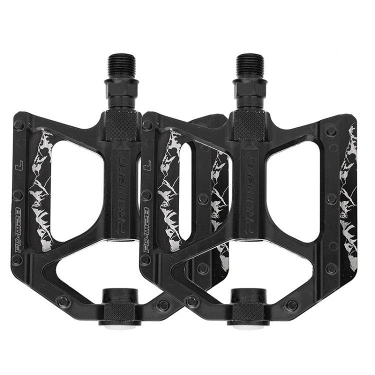 PROMEND PD-M28E 1 Pair Bicycle Aluminum Alloy DU Bearings Pedals with LED - Pedals by PROMEND | Online Shopping South Africa | PMc TechLife | Buy Now Pay Later Mobicred