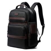 Bopai 751-007301 Business Anti-theft Water-resistant Large Capacity Double Shoulder Bag,with USB Charging Port, Size: 28x19x42cm(Black)