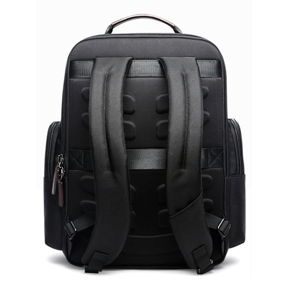 Bopai 751-007301 Business Anti-theft Water-resistant Large Capacity Double Shoulder Bag,with USB Charging Port, Size: 28x19x42cm(Black)