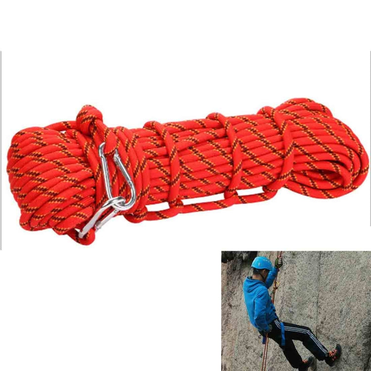 XINDA XD-S9804 Climbing Auxiliary Rope Static Rope Safety Rescue Rope, Length: 20m Diameter: 10mm(Red) - free shipping - PMc TechLife - Order now!