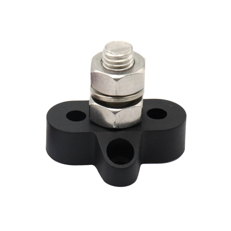 Single Heavy-Duty Terminal Studs Black  M10 Bus Bar for Car / RV / Boat - Booster Cable & Clip by PMC TechLife | Online Shopping South Africa | PMC TechLife | Buy Now Pay Later Mobicred