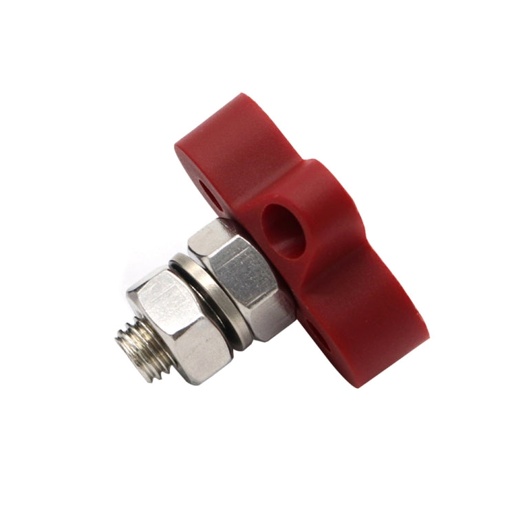 Single Heavy-Duty Terminal Studs Red M10 Bus Bar for Car / RV / Boat - Booster Cable & Clip by PMC TechLife | Online Shopping South Africa | PMC TechLife | Buy Now Pay Later Mobicred