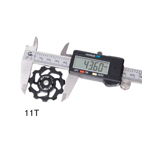 ZTTO 11T 4/5/6 MM Bicycle Derailleur Ceramic Bearing Bicycle Accessories (Black)