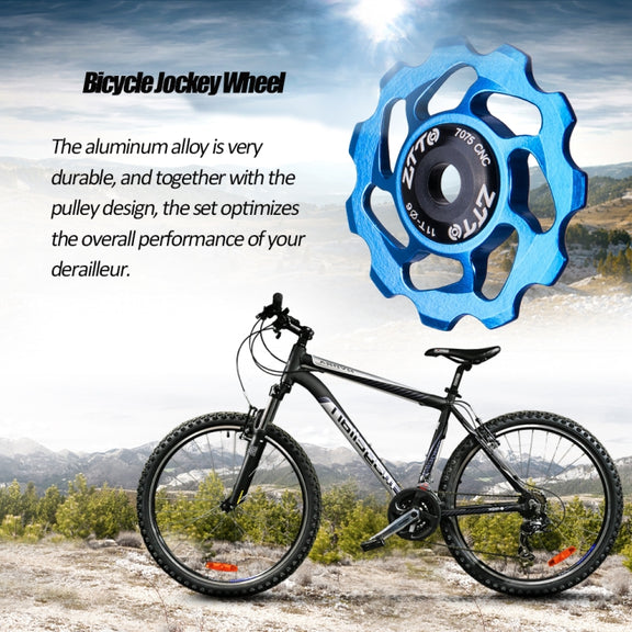 ZTTO 11T 4/5/6 MM Bicycle Derailleur Ceramic Bearing Bicycle Accessories (Gold)